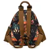 Mini Mochila para Mujer con Estampado de Graffiti - Mochila Casual Ligera de Nailon para Uso Diario