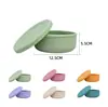 Taza de silicona de grado alimenticio para beber tazón de silicona vajilla para bebé lonchera para estudiante resistente a altas y bajas temperaturas caja bento lonchera de silicona