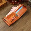 Explosiones de AliExpress deseo hebilla magnética de doble línea de presión patrón billetera para hombre clip para dinero USD 100