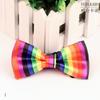 Impressão de seda de poliéster dos desenhos animados na moda desempenho do casamento crianças bebê bow tie bow Shengzhou fábrica em estoque atacado