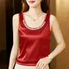 Camisola de Punto Estilo Chanel para Mujer 2024 Verano Nuevo Ajuste Delgado Adelgazante Traje Top Base Interior