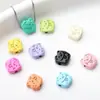 Pintura en spray de aleación color macarrón cuentas sueltas cuentas con cuentas DIY collar hecho a mano pendientes pulsera accesorios de joyería