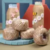 Acessórios DIY feitos à mão mais vendidos de fábrica Três fios Parede de fotos Atacado corda de cânhamo colorida 50 m fio para etiquetas