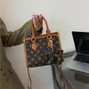 Bolsa Transversal Feminina 2026 Novo Estilo Presente Dia das Mães Bolsa para Mãe Estampa Retrô Bolsa de Ombro Único Bolsa de Mão de Alta Qualidade