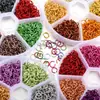 Acessórios para joias DIY argola de salto argola de conexão argola aberta 6mm seis grades em caixa anel de alumínio colorido Acessórios para brincos Atacado