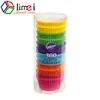 Suministro Yiwu cilindro de plástico PVC cilindro de PET transparente taza de papel para pastel cilindro portatartas de papel