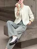Nova Jaqueta Jacquard Estilo Chinês Estilo Nacional para Mulheres Primavera e Outono de 2026 Novo Top Curto Elegante Estilo Chanel para o Dia a Dia A7287