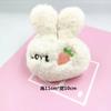 Broche de muñeco de peluche de dibujos animados lindo conejo oso gato suave forma linda algodón relleno cabeza de animal de dibujos animados al por mayor
