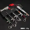 Comer Frango Jedi Paz Elite Animação Jogo Animação Modelo de Liga Arma Chaveiro Pingente Presente Brinquedo Circundante