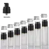 Botellas de spray de vidrio esmerilado al por mayor de 30 ml para cosméticos, botellas dispensadoras de loción, botellas vacías de spray de perfume portátiles para viajes