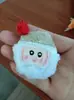 Acessórios de Pelúcia de Natal Pingente de Boneca DIY Pingente Criativo de Papai Noel Alce Boneco de Neve Acessórios Semi-Acabados