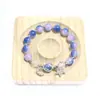 Pulseira Popular de Miçangas de Vidro para Pipoca Pulseira Estrela Lua Feminina Fresca e Doce com Miçangas Melhor Amiga Versátil Pulseira de Estudante
