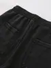 350g Tecido de Moletom com Estampa de Flocos Fritos Tendência Nacional, Lado Duplo, Calça Esportiva, Primavera e Outono, Unissex, Perna Reta, Cor Sólida, Simples, Esportiva, Casual, Longa