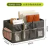 Artefacto de Almacenamiento Plegable Transfronterizo con Compartimentos, Caja de Guantes Apilable para Escritorio del Hogar, Caja Organizadora Portátil para Dormitorio