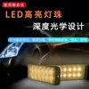 Luz de Advertencia LED Amarilla Intermitente para Parrilla Frontal de Camión Universal, Control Remoto Todoterreno, Venta Directa del Fabricante, Accesorios Transfronterizos