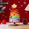 Producto Terminado Hecho a Mano con Limpiapipas Adorno de Escritorio para Árbol de Navidad Recuerdos para Fiesta Navideña Pequeños Regalos de Navidad