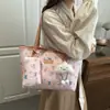 Bolso de Hombro Floral de Gran Capacidad Estilo Coreano para Viajar 2026 Primavera Nuevo Bolso Tote de Moda Tendencia