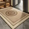 Tapete de Entrada Belga com Laço de Borracha Termoplástica, Novo Tapete de Entrada Estilo Chinês com Padrão de Nuvem, Capacho Antiderrapante para Hall de Entrada Doméstico