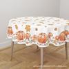 Mantel de Mesa para el Otoño y Acción de Gracias Transfronterizo Calabaza Tema de Otoño Decoración de Mesa Venta Directa de Fábrica Mantel