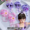 Nueva Diadema Morada Kuromi para Niños Diadema Pequeña Intestino Rosa Melody Accesorios para el Cabello de Dibujos Animados Dulce Princesa Flor