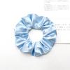 Scrunchie de Pelo Alto Estilo Coreano 2026 para Mulheres, Elástico de Tecido Simples e Doce para Coque, Scrunchie de Cetim Vermelho
