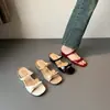 Versión de Piel de Vaca con Aumento Oculto de Altura de 4.5 cm~ Sandalias de Chancla Versátiles de Verano con Lazo y Punta Abierta, Sandalias de Tacón Alto de Cuero Genuino para que las Mujeres las Usen Afuera