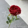 Rosa Princesa Simulada de Cabeça Única, Buquê de Mão, Flores Artificiais, Flores para Exibição de Casamento Estilo Europeu, Enfeites Florais