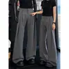 Pantalones Casuales de Alta Gama con Caída Simple Estilo Coreano para Hombre Otoño 2026 Pantalones de Traje Rectos Versátiles que Alargan las Piernas Tendencia