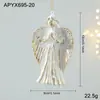 Nuevo Colgante de Plástico con Purpurina Dorada Personajes de Dibujos Animados Decoración para Árbol de Navidad Ventana