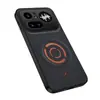 Adecuado para Nothing Phone 4Apro Funda Magnética para Teléfono con Patrón de Tela Tecnológica Cubierta Protectora Anti-Caídas para Phone 4A