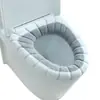 Funda de Asiento de Inodoro de Felpa para Invierno con Asa Engrosada, Funda de Asiento de Inodoro Universal Cálida de Felpa para el Hogar, Lavable
