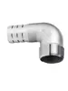 Cotovelo de Rosca Interna com Espigão de Aço Inoxidável 304 90 graus Conector de Junta de Bambu com Rosca Interna para Tubo de Água Mangueira 1/2 Polegada, 3/4 Polegada, 1 Polegada