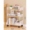 Prateleira de Armazenamento para Mesa, Estante de Mesa, Mesa de Dormitório, Organizador de Mesa de Escritório, Pequena Estante Multicamadas, Prateleira de Armazenamento em Camadas