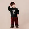 Roupas Infantis Amira 2026 Outono Novo Suéter Cartoon para Meninos, Blusa de Tricô Pulôver Amiga da Pele para Meninas