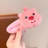 Osito de Mantequilla Lindo Pasador para el Cabello de Mujer Dibujos Animados de Felpa para Flequillo Lateral Pasador Ins Nicho Todo-partido Tocado Accesorios para el Cabello