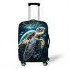 Funda de Maleta de Animal Marino Nueva Transfronteriza Funda Elástica Antipolvo Funda para Maleta de Carrito Funda para Maleta a Prueba de Polvo Funda para Maleta con Rueda Universal