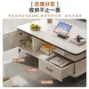 Mesa de Centro para Sala de Estar, Nuevo Modelo 2026, Lujo Ligero, Sensación de Alta Gama, Mesa de Té, Estación de Té, Apartamento Pequeño, Balcón, Mesa Moderna Simple