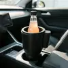 Copo Térmico Quente e Frio para Carro, Copo Refrigerador de Bebidas para Carro, Copo Aquecedor, Carregamento USB Display Digital Inteligente Copo Aquecedor de Leite para Carro