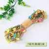 Adorno colgante Mori, cuerda de cáñamo colorida, hecho a mano, material de bricolaje, hoja, cuerda de ratán, decorativo, pared, trenzado, creativo, hecho a mano