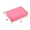 Caja rosa claro para máquina voladora especial dura en stock al por mayor imprimible LOGOTIPO caja de embalaje express para comercio electrónico color venta directa