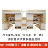 Cama alta de dormitorio estudiantil con escritorio debajo, cama con estructura de acero engrosada, cama de apartamento de alta gama para graduados, venta directa del fabricante, admite personalización