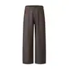 Muqiu Moda Masculina 2026 Novas Calças Casuais Masculinas de Mistura de Tencel com Imitação de Jeans, Largas, Retas, de Perna Larga, Longas