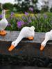 A5L animal ao ar livre jardim ornamental água potável pato ornamentos pátio jardim piscina lago de peixes recurso de água pano decorativo