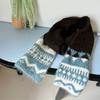 Bufanda Tejida Jacquard Estilo Isla Feir para Mujer Otoño e Invierno Estilo Coreano Cálida Versátil Estilo de Alta Gama Bufanda Chal de Pareja Moda
