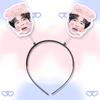 Puyixing Diadema Tridimensional de Resorte Horquilla Concierto Apoyo Periférico Imágenes