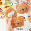Lindo Monedero de Peluche para Cachorro Estudiante Mini Cartera Llave Bolsa de Almacenamiento para Artículos Varios Corazón de Niña Bolsa para Audífonos Venta al por Mayor