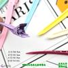 Pinza de pico de pato puntiaguda de 9 cm de laca brillante, pasador de color macarrón, pasador sin costuras, accesorios para el cabello hechos a mano DIY, accesorios materiales