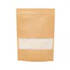 Bolsa de pie de papel de aluminio impresa a color con toma exclusiva de muestra, papel kraft compuesto engrosado, empaque de alimentos, bolsa con cierre hermético, respetuosa con el medio ambiente