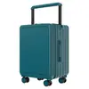 Equipaje de carrito ancho nuevo transfronterizo, tapa frontal de apertura, para abordar negocios, aspecto elegante, caja de PC con contraseña de viaje, personalización de comercio exterior