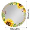 Espejo Decorativo Acrílico Magnético de Hierro para Casillero Transfronterizo Espejo de Maquillaje Magnético para Refrigerador Espejo de Maquillaje de Color Mágico Espejo de Mano